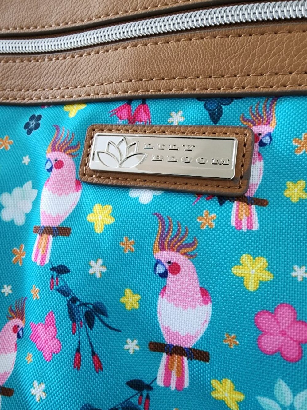 Lily Bloom Eco-Friendly "Cockatoo Party" Shoulder Bag - Picture 3 of 8
